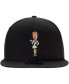 Men's Black The Flintstones Wilma 9FIFTY Snapback Adjustable Hat