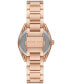 Women's Janelle Three-Hand Rose Gold-Tone Stainless Steel Watch 36mm