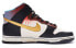 Фото #2 товара 【定制球鞋】 Nike Dunk High EMB 手绘喷绘 休闲 高帮 板鞋 男款 黑黄 / Кроссовки Nike Dunk High DO9455-200