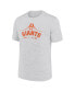 Фото #3 товара Men's Gray San Francisco Giants Authentic Collection City Connect Velocity Space-Dye Performance T-shirt