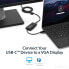 Фото #6 товара StarTech.com USB-C to VGA Adapter - Black - 1080p - Video Converter For Your MacBook Pro - USB C to VGA Display Dongle - Upgraded Version is CDP2VGAEC - 3.2 Gen 1 (3.1 Gen 1) - USB Type-C - VGA (D-Sub) output - 1920 x 1200 pixels
