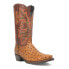 Dingo Outlaw Ostrich Print Snip Toe Cowboy Mens Brown Casual Boots DI115-230 13, M, Средняя - фото #2