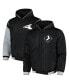 Men's Black Chicago White Sox Reversible Fleece Full-Snap Hoodie Jacket