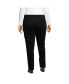 ფოტო #3 პროდუქტის Plus Size Mid Rise Straight Leg 18 Wale Corduroy Pants