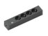 Фото #2 товара Bachmann 420.0017 - 2 m - 4 AC outlet(s) - Indoor - Black - 268 mm - 52 mm