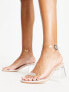 Фото #1 товара Public Desire Afternoon mid clear heeled sandals