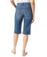 ფოტო #2 პროდუქტის Petite Lorelai Capri Jeans