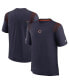 Фото #4 товара Men's Navy Chicago Bears Sideline Player Uv Performance T-shirt