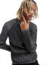 Фото #1 товара Reclaimed Vintage plated knitted jumper in grey