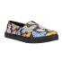 Фото #2 товара TOMS Alpargata Cupsole Floral Slip On Womens Black Sneakers Casual Shoes 100179