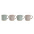 Фото #1 товара Набор из кофейных чашек Home ESPRIT Синий Розовый Керамика 4 Предметы 180 ml