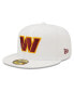 ფოტო #3 პროდუქტის Men's White Washington Commanders Omaha 59Fifty Fitted Hat