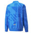Фото #2 товара Puma Figc Home Prematch Full Zip Soccer Jacket Mens Blue Casual Athletic Outerwe