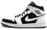 Фото #1 товара Кроссовки Nike Air Jordan 1 Mid White Black (Черно-белый)