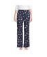 ფოტო #3 პროდუქტის Women's Tall Print Flannel Pajama Pants