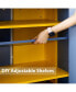 Фото #3 товара Modern Yellow & Blue Storage Cabinet