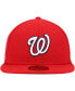 Фото #3 товара Men's Red Washington Nationals 9/11 Memorial Side Patch 59FIFTY Fitted Hat