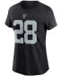 Фото #2 товара Women's Josh Jacobs Black Las Vegas Raiders Name Number T-shirt