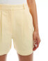 Abercrombie & Fitch Sloane tailored shorts in yellow