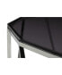 Фото #3 товара Aria 22" Smoked Glass and Polished Stainless Steel End Table