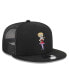 Фото #2 товара Men's Black The Jetsons Jane Jetson Mesh Trucker 9FIFTY Snapback Hat