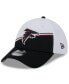 Фото #4 товара Men's White, Black Atlanta Falcons 2023 Sideline 39THIRTY Flex Hat