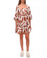 Фото #1 товара Sanctuary Printed Weekender Baby-Doll Dress in Lion River Size L