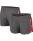 Фото #1 товара Women's Gray Oklahoma Sooners Pull The Switch Running Shorts