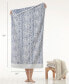 Фото #4 товара Distressed Leaves Turkish Cotton Bath Towel, 54" x 28"