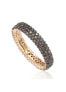 Фото #1 товара Suzy Levian Sterling Silver Micro-Pave White Cubic Zirconia Eternity Band