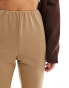 Фото #6 товара Vero Moda Petite jersey flare trouser in beige