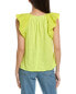 Фото #2 товара Velvet By Graham & Spencer Carly Silk-Trim Top Women's