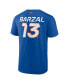 Фото #3 товара Men's Mathew Barzal Royal New York Islanders Authentic Pro Prime Name and Number T-shirt