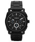 ფოტო #1 პროდუქტის Men's Chronograph Machine Black Stainless Steel Bracelet Watch 45mm FS4552