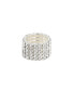 Women's Silver Bling Strand Band Ring