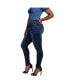 Фото #3 товара Women's Curvy Fit High Rise Stretch Denim Skinny Jeans