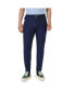 Men's Navy Blue Unbalanced Striped Casual Joggers