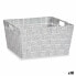 Фото #1 товара Универсальная корзина для хранения Kipit Белая Ткань 30,4 x 14 x 20 см (18 штук)