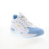 Reebok Solution Mid Mens White Synthetic Lace Up Athletic Basketball Shoes
