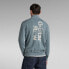 G-STAR Painted Garment Dyed half zip sweatshirt