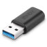Lindy 41904 - USB 3.2 Type A - USB 3.2 Type C - Black