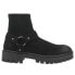 Dingo Road Trip Round Toe Pull On Mens Black Casual Boots DI845-BLK 11 - фото #1