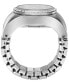 ფოტო #2 პროდუქტის Women's Watch Ring Two-Hand Silver-Tone Stainless Steel 15mm