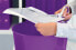 Esselte Leitz WOW - Straight cut - Single - Purple - White - Stainless steel - Straight handle - Office scissors