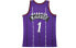 Фото #2 товара Mitchell & Ness NBA复古运动球衣 SW球迷版 客场 98-99赛季 猛龙队 麦迪 1号 男女同款 紫色 送男生 / Майка Mitchell Ness NBA SW 98-99 1 SMJYGS18215-TRAPURP98TMC