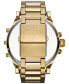 Men's Mr. Daddy 2.0 Gold-Tone Ion-Plated Stainless Steel Bracelet Watch 57mm DZ7333