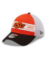 ფოტო #1 პროდუქტის Men's Orange and Black Oklahoma State Cowboys Banded 39THIRTY Flex Hat