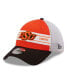 Фото #1 товара Men's Orange and Black Oklahoma State Cowboys Banded 39THIRTY Flex Hat