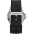 Emporio Armani Herren Armbanduhr Mario Armband 43 mm Silikon Armband schwarz AR11341