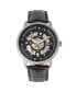 Фото #1 товара Часы REIGN Belfour Leather Watch Silver/Black